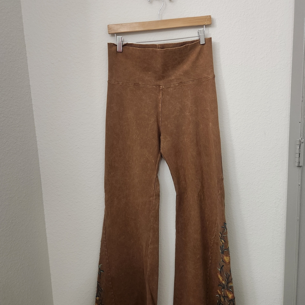 T Party Fashion Brown Cotton Blend Top